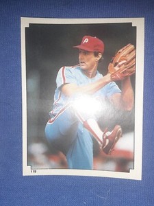 1984 Topps Stickers #119 Steve Carlton - NM-MT MVP HOF