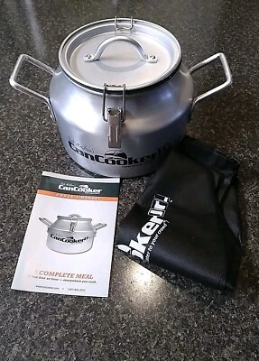 Olla de aluminio para exteriores con tapa Seth McGinn’s CanCooker Jr. {nunca usado} Foto 1 de 4