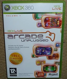 XBOX LIVE ARCADE UNPLUGGED VOLUME 1 MICROSOFT XBOX 360 BRAND NEW FACTORY SEALED! - Picture 1 of 3