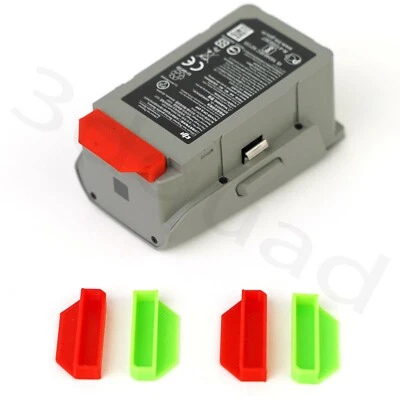 3DQUAD Akku Schutzkappen für DJI Mavic Air 2/ 2S Drohne, Battery Dustproof, Akku Safe