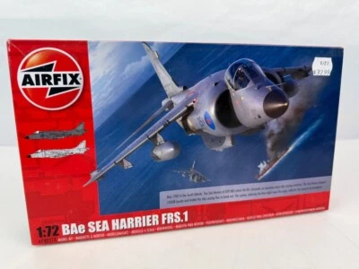 Airfix 1/72 BAe Sea Harrier FRS1 Fighter Plastic Model Airplane Kit #A04051A - Image 1 of 3