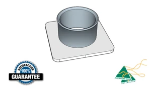 Universal 3.5" Pod Filter Adapter  suits Ford Holden Toyota Nissan Subaru - Picture 1 of 2