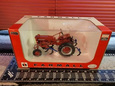 Farmall Club w/ 144 1 Row Cult 1/16 Diecast Farm Tractor Replica by SpecCast  - Image 1 of 4