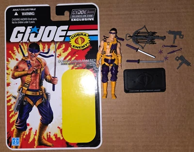 Figura Completa GI Joe Night Creeper Leader FSS 3.0 2015 Collector's Club Ninja Foto 1 de 4