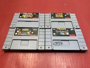 SNES WRESTLEMANIA SUPER BUNDLE! 4 TITLES AUTHENTIC CARTRIDGES! TESTED! NINTENDO - Picture 1 of 3