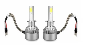 Coppia Di Lampade Led Per Auto E Moto C6 H1 6000K Fari Luce Bianca Lampadine - Foto 1 di 4