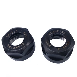 Stock de EE. UU. 2 tuercas de sujeción de pinza ER16 para torno portabrocas de fresado CNC - Imagen 1 de 4