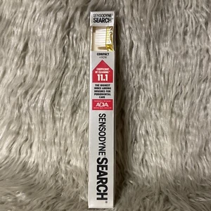 New Vintage Sensodyne Search 4 Row Compact Toothbrush Adult Full Size Rare - Picture 1 of 5