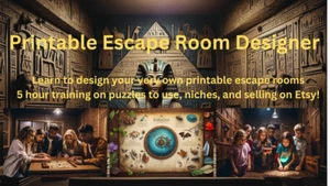 Printable Escape Room Designer, create your own escape rooms for fun or for sale - Picture 1 of 1