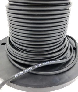 Cable de audio digital raw DH Labs Silver Sonic D-750 por pie hágalo usted mismo - Imagen 1 de 1