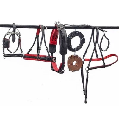 BRAMA WEST Einspännergeschirr “Economy Colour" Fahrgeschirr Kutschgeschirr - Bild 1 von 4