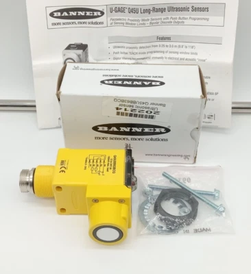 Banner Q45UBB63BCQ Ultrasonic Sensor - Image 1 of 4