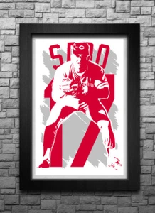 CHRIS SABO art print/poster CINCINNATI REDS FREE S&H! JERSEY  B2G2 - Picture 1 of 6