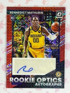 2022-23 Donruss Optic Bennedict Mathurin Rookie Optics Autographs RC #ROA-BNM - Picture 1 of 2