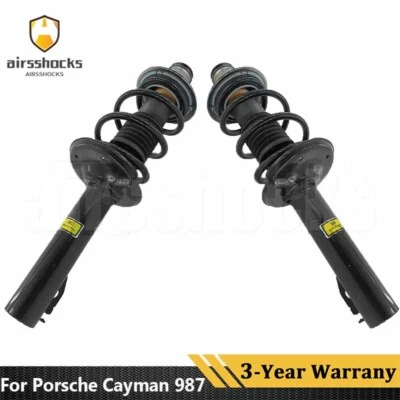 2x Conjuntos de muelles helicoidales de amortiguador trasero sin ajuste PASM Porsche Cayman 987 Boxster 2005-12 Foto 1 de 4