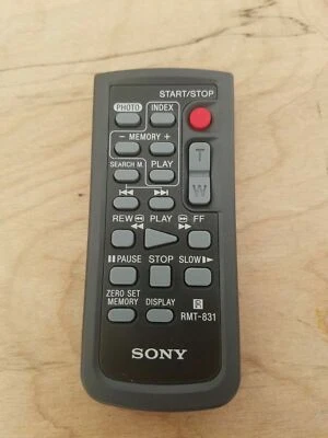 Sony RMT-831 Remote Control For DCR-HC40 DCR-HC30 DCR-HC1000 DCR-HC36 DCR-HC46 A - Image 1 of 4