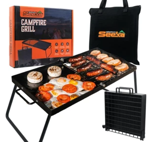 24" klappbarer Lagerfeuer Grill & Grillplatte - strapazierfähig, kompakt, australischer Besitz - Bild 1 von 7