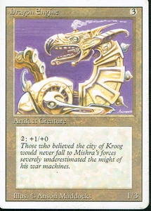 MAGIC THE GATHERING REVISED ARTIFACT DRAGON ENGINE lp - Picture 1 of 1