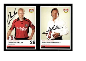 Juego de tarjetas de autógrafo Bayer Leverkusen 2007-08 5 tarjetas original Sign (3908) - Imagen 1 de 3