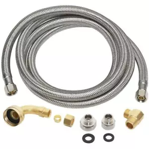 Everbilt Dishwasher Stainless Steel Supply Line 5' 3/8" x 3/8" - 1001 274 429 - Picture 1 of 3