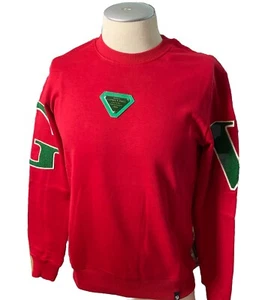 George V Paris Men's Sweatshirt Small Red Silver Emblem Designer Hoodie Casual - Picture 1 of 6
