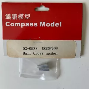 02-0538 Ball Cross Member For Compass Model RC Helicopter Knight 50 New In Pack - Picture 1 of 1