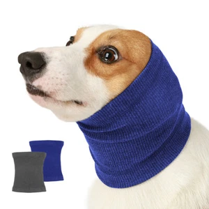 Soft Quiet Ears for Dogs Anxiety Barking Dog Ear Covers Muffs Snood for Noise - Picture 1 of 14