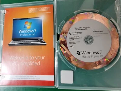 Microsoft  Windows 7 Home Premium 32 Bit Version  disc (Full Install)  - Image 1 of 2