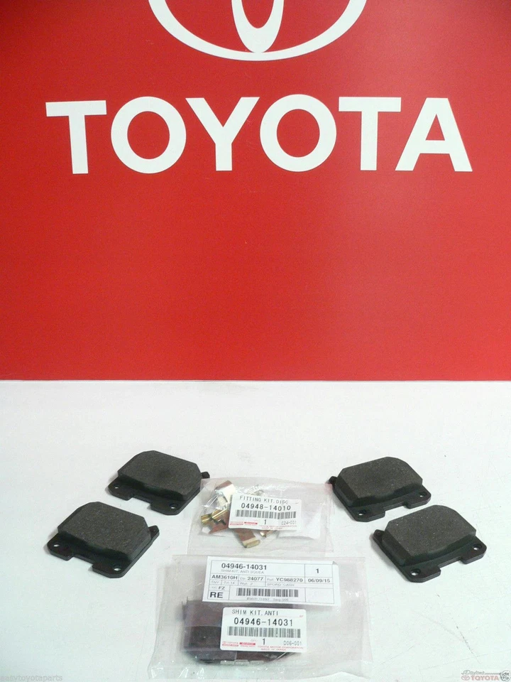 KIT DE PASTILLAS DE FRENO TRASERO OEM TOYOTA SUPRA 04466-14040 SE ADAPTA A 1993-1998 Foto 1 de 1
