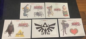 Juego de tatuajes de tarjetas coleccionables Enterplay Zelda Twilight Princess 2007 (5) - Imagen 1 de 1