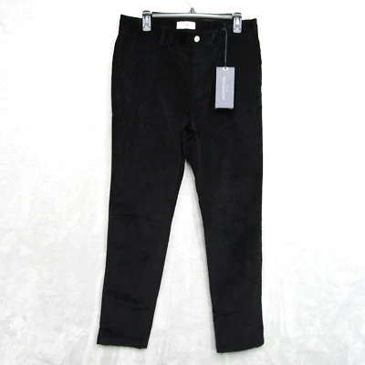 Pantalones negros Spoke para hombre talla 32 construcción B corte regular terciopelo como material nuevos con etiquetas Foto 1 de 4