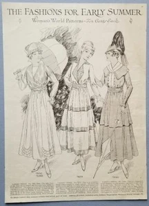 The Fashions for Early Spring 1916 Illustration Woman's World - Picture 1 of 3