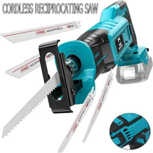 18V Cordless Reciprocating Saw Variable Speed Fit For Makita battery W/ 4 Blades - Picture 1 of 13