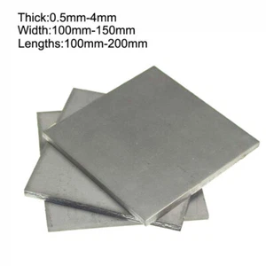 TC4 Titanium Plate Alloy Grade 5 Panel Metal Sheet Thick 0.5mm-4mm Metal Plate - Picture 1 of 4