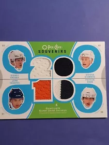 Sidney Crosby Stamkos Tavares Kane Quad Patch 2010 OPC Souvenirs NM-M - Picture 1 of 22