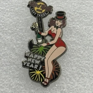 HARD ROCK CAFE LAKE TAHOE 2010 SEXY NEW YEAR'S GIRL & GUITAR PIN - LE 100 - Bild 1 von 1