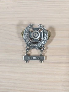 Insignia de puntería de tirador del ejército con barra de calificación Grandade - Imagen 1 de 2