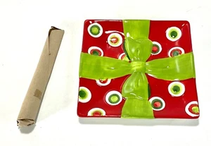 Snack Plate with Spreader NIB, Fitz and Floyd Holiday Cheer NEW - CHRISTMAS - Picture 1 of 4