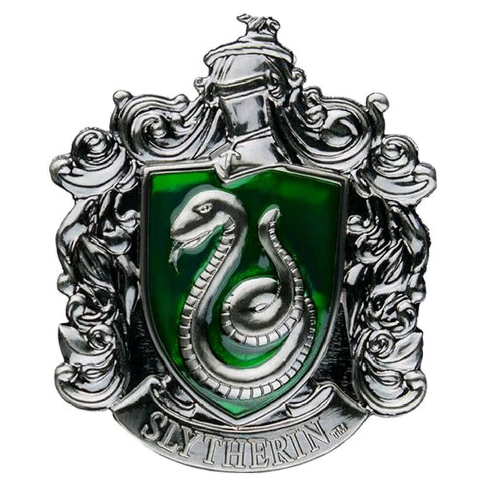 Harry Potter House of Slytherin Crest High Quality Small Metal Made Magnet - Image 1 of 1