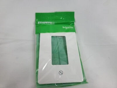 Placa de pared Schnieder Electric S1uare D 1 Gang Oversz blanca Sqws141001wh Foto 1 de 4