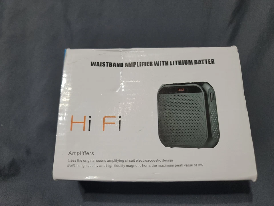 Amplificador de cintura Hi Fi con batería de litio 8w 3 pulgadas Woofer Bass Foto 1 de 4
