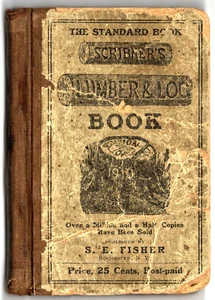 Scribner's Enlarged Lumber & Log Book, 1910, Revised Illustrated Edition - Picture 1 of 4
