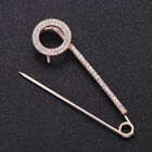 Rhinestone Crystal Brooch Pin for Scarf/Cardigan/Tie