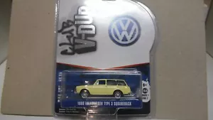 VOLKSWAGEN TYP 3 1500/1600 1966 SQUAREBACK V-DUBS 1:64 GREENLIGHT - Imagen 1 de 2