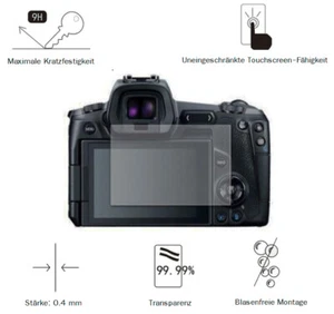 Canon EOS R 0,4 MM Adhesion Screen Protector Glass Protective Film LC7615 - Picture 1 of 1