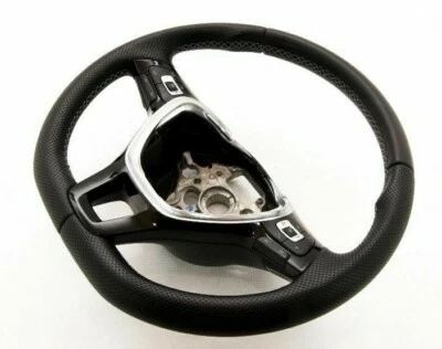 Lenkrad Volkswagen VW Golf VII 7 NEU LEDERBEZUG Neu Beziehen - Bild 1 von 2