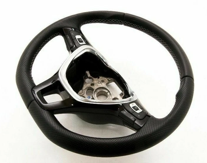 Lenkrad Volkswagen VW Golf VII 7 NEU LEDERBEZUG Neu Beziehen - Bild 1 von 2