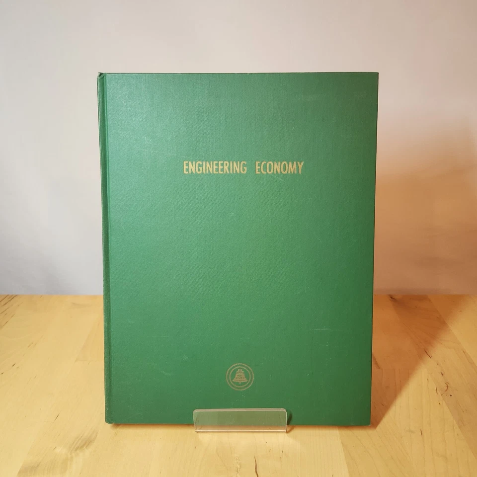 Engineering Economy - Principles, Cost Studies American Telephone 1963 Book - Image 1 of 4