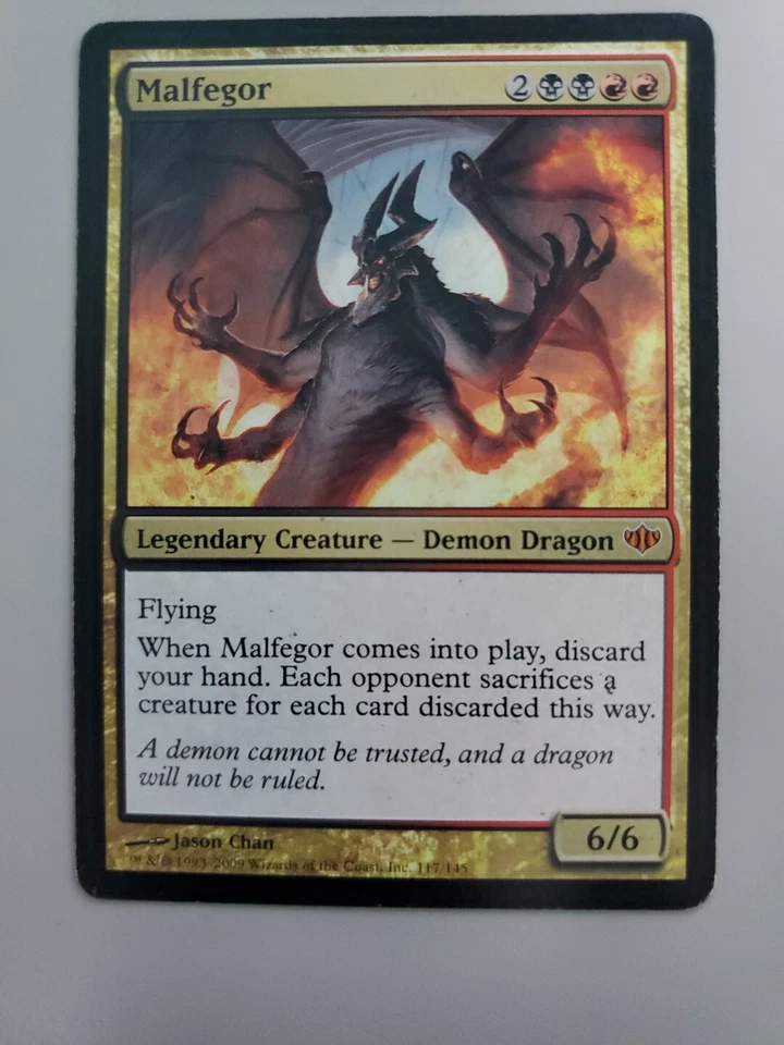 MTG Malfegor Conflux 117/145 Regular Mythic - Image 1 of 1