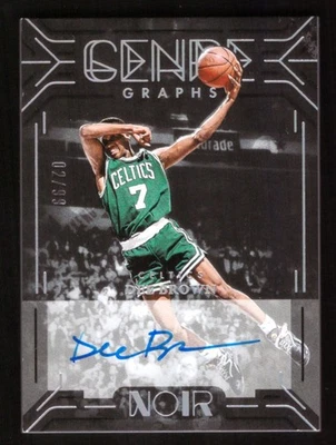 2024-25 Panini Noir Dee Brown Genre GenreGraphs Auto 02/99 Celtics - Image 1 of 2